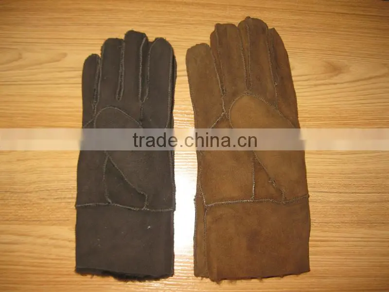 100% Genuine Double face sheepskin glove