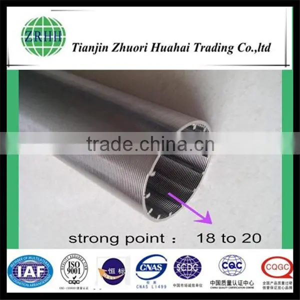 good filtration precious Johnson network wedge wire mesh stainless steel filter element