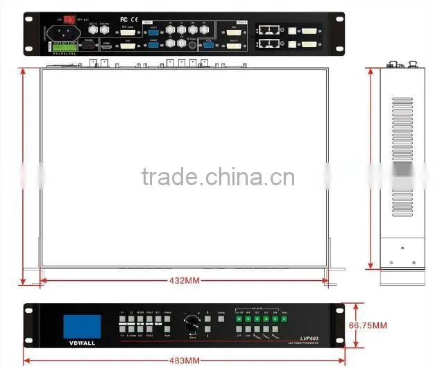 VDWALL LVP605 HDMI video wall led video processor