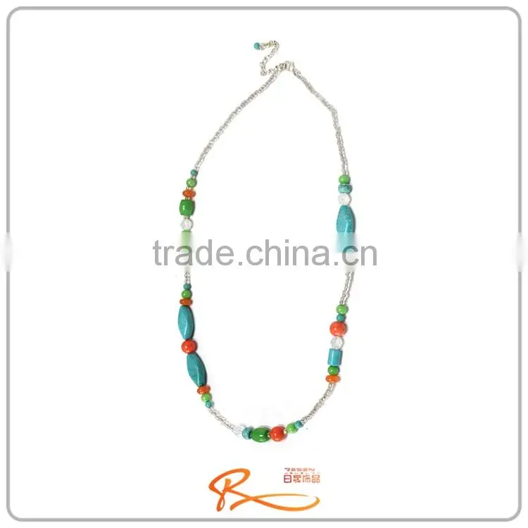 Factory wholease fashion fashion multi charm necklace