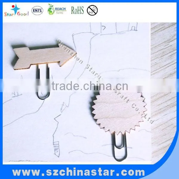 Decorative metal crafts clip for office and promotional gift
