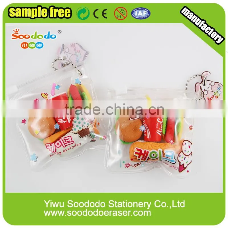 SOODODO 3D vegetable shaped eraser