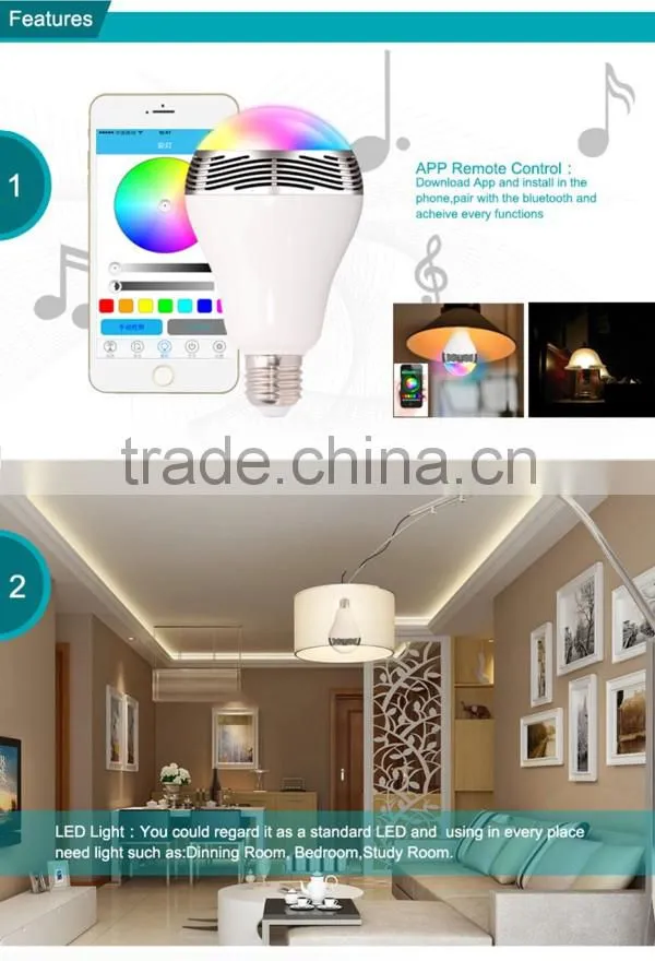 manufacturor 2016 blutooth speaker,led bulb speaker,partable speaker