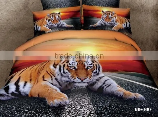 2016 latest100% cotton printed Autumn wintet bedding