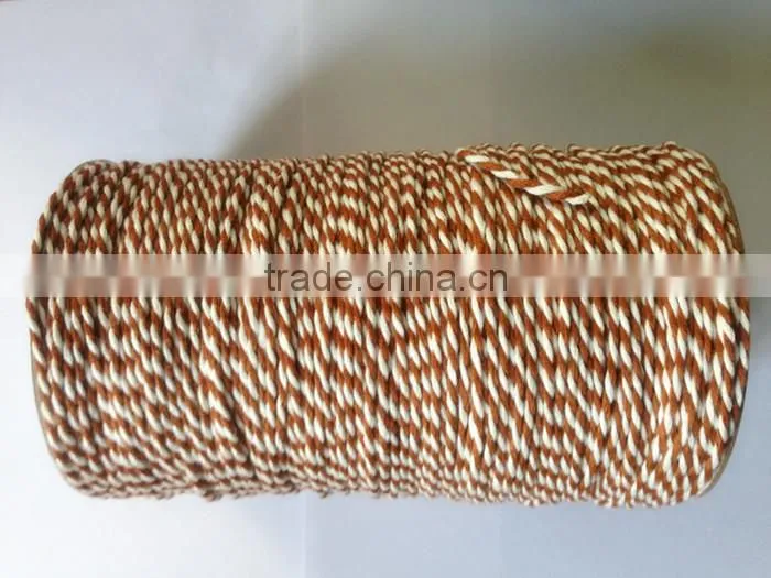 Colorful christmas twisted cord paper rope wholesale