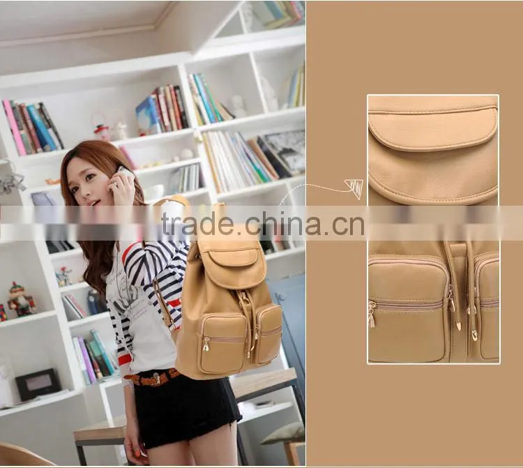 latest fashion backpack pu backpack lady backpack school backpack