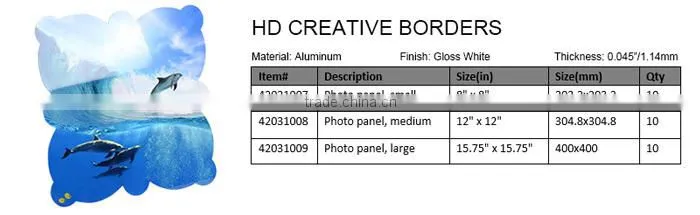 Flectional Sublimation HD photo panel NEW