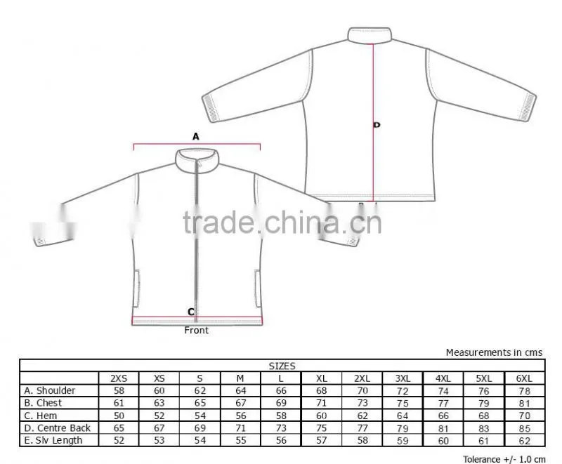 Custom made men's sublimation sports jackets
