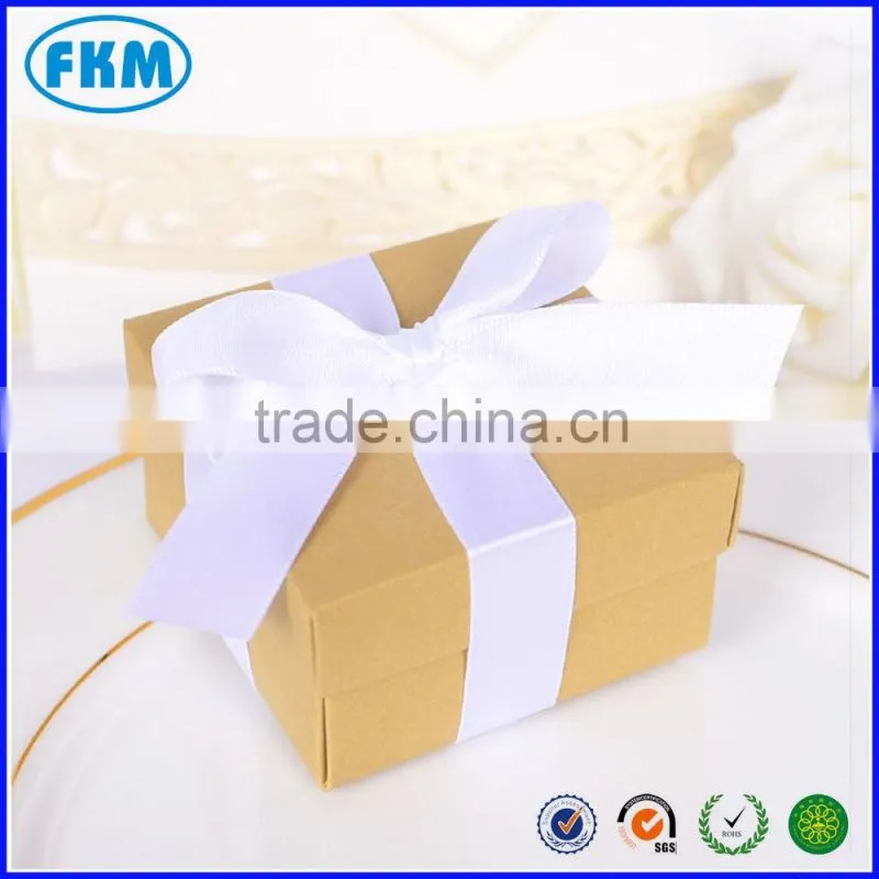 20xWedding favors DIY Candy Cookie Gift Boxes Candy Box Chocolate Box w/Ribbon