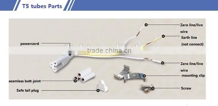 2015 new hot sales 1.2m 12w ce led tube light t5 with 3 years warranty