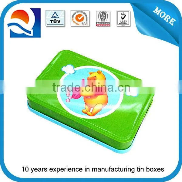 Dongguan high quality colorful bettery tin box/Bettery case