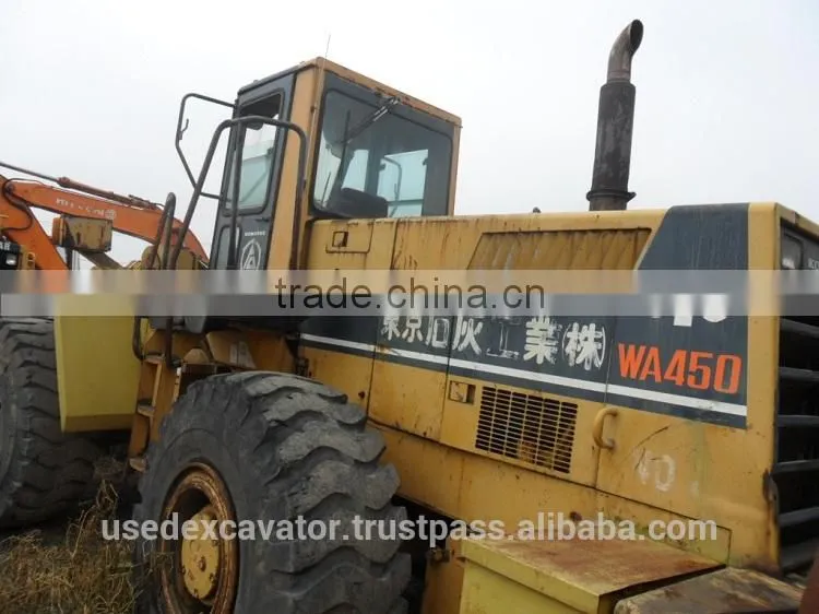 Second Hand WA450 Wheel Loader,Komatsu WA450 Wheel Loader For Sale