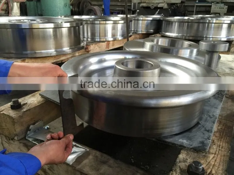 Heavy Duty Electric Trolley On Rail double girder gantry crane