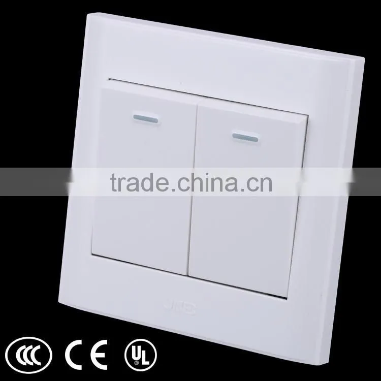 2 gang 1 way switch, 2 gang 1 way outlet