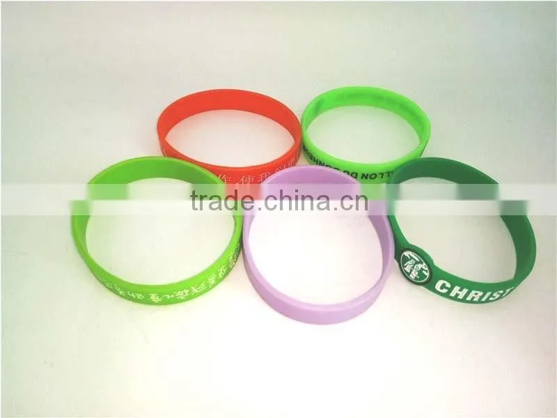 Fancy Chain Bracelet for Girls Casual Sports Bracelets Rubber Silicone Red Wristband
