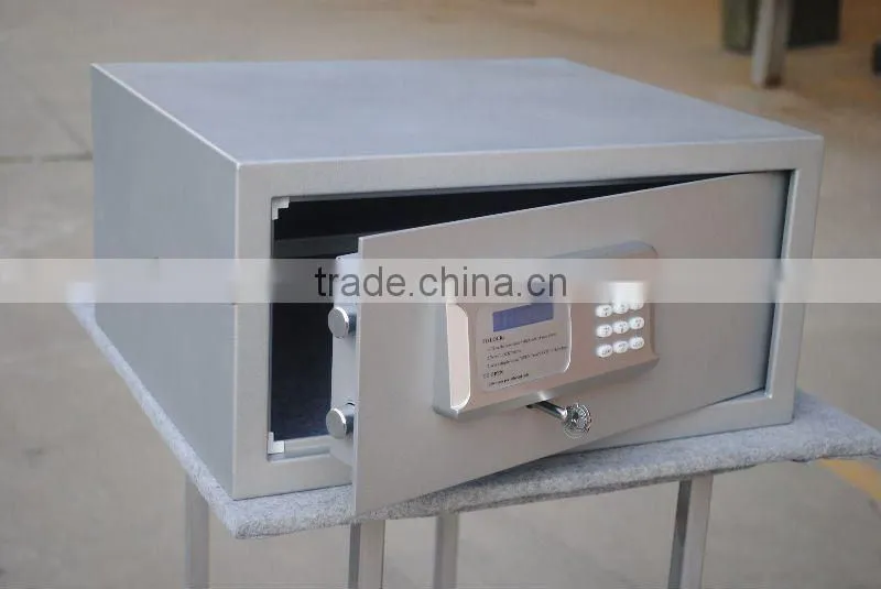 Motorized hotel safe box, LCD display, for 17"laptop