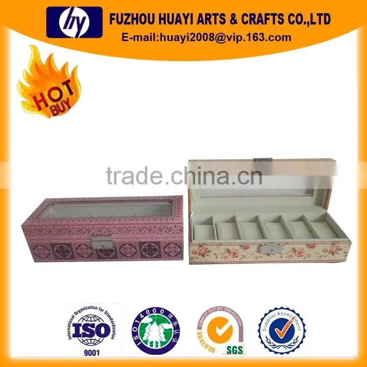 High Quality Customized Made-In-China Luxury Wooden Watch Box For packing box