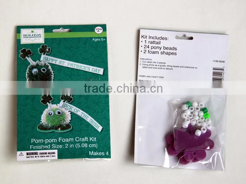 diy foam craft kits for kids-with string and bead
