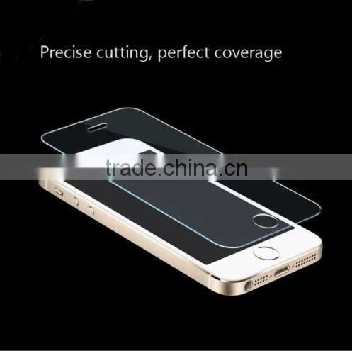 0.3mm 2.5d Curved tempered glass screen protective film for iphone 4 4s 5 temperd glass screen protector