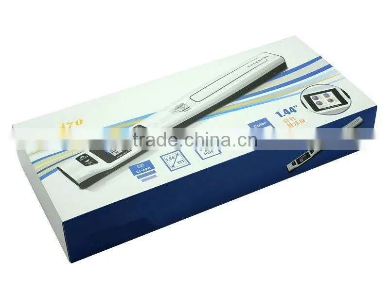 Portable mini scanner, A4,1050DIP,JPG/PDF,Build in lithium Battery ,Support Preview Screen