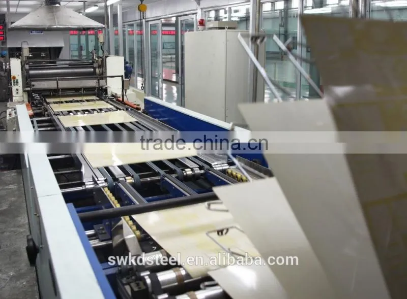 Tinplate printing for can making/metal packaging