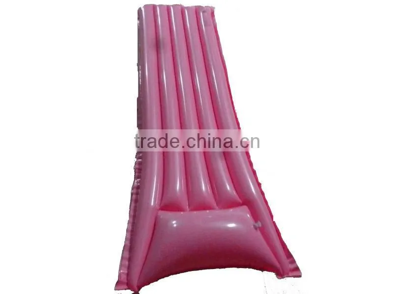 PVC inflatable air mattress/beach air mattress