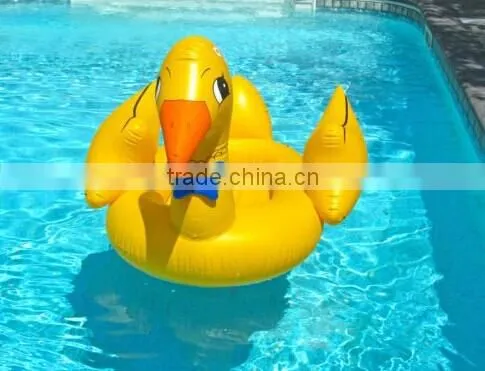 Hot sale Giant Yellow Inflatable Duck Pool Float