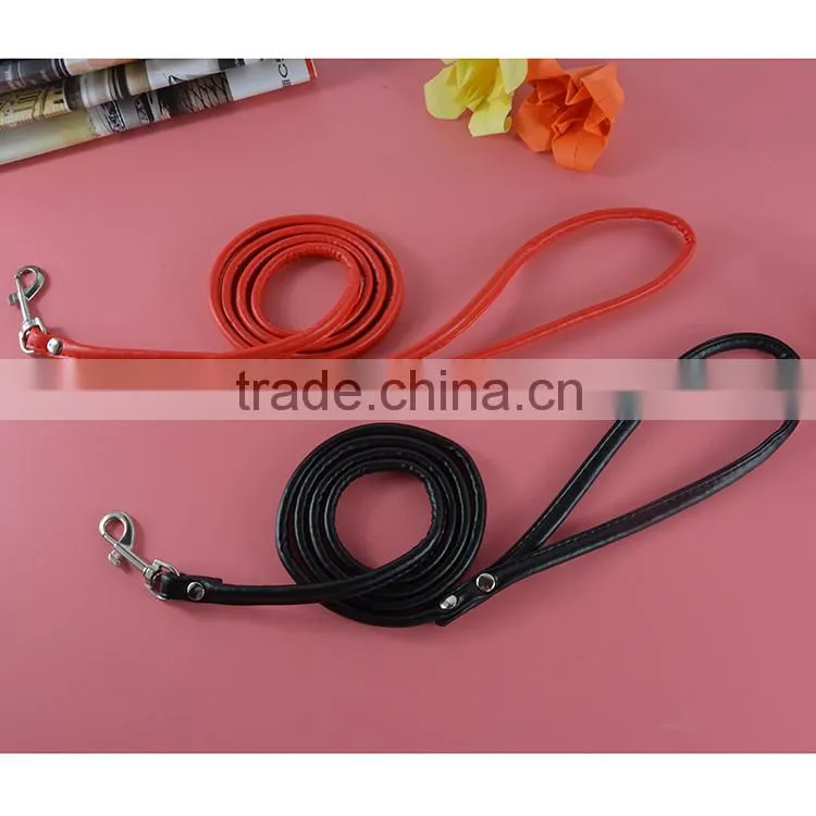 Wholesale Durable Soft Pu Leather Leash For Dogs