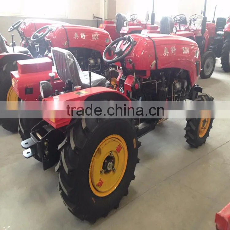 Chinese 50hp multi-purpose farm mini tractor orchard tractors for sale