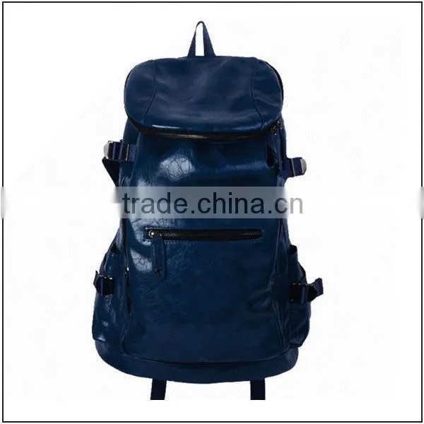 2014 New style leather college bags for men fashion stylish college bag