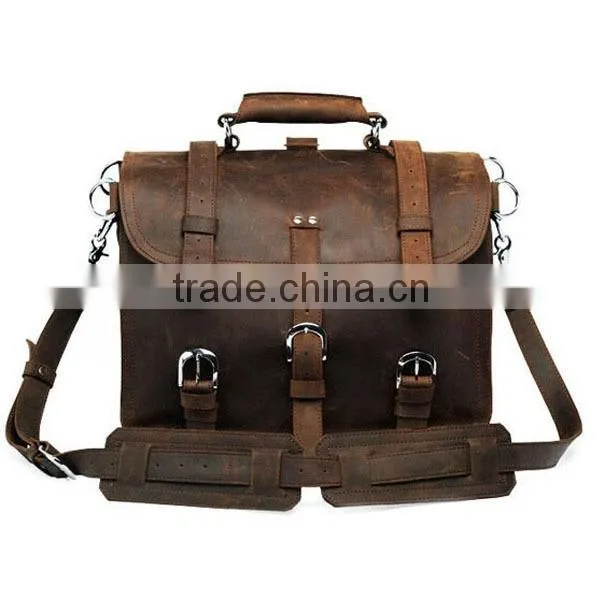 Imported handbags china fashion vintage wholesale men leather bag branded handbag