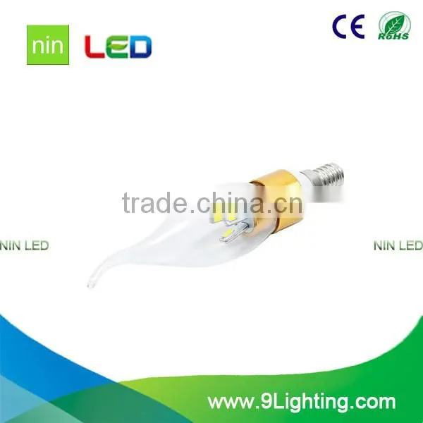 sliver color Newest best sell led high quality led candle light