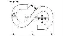 Zinc Plated Hot Sale Various Metal Small Tensile S Shaped Closing Hanger Hooks