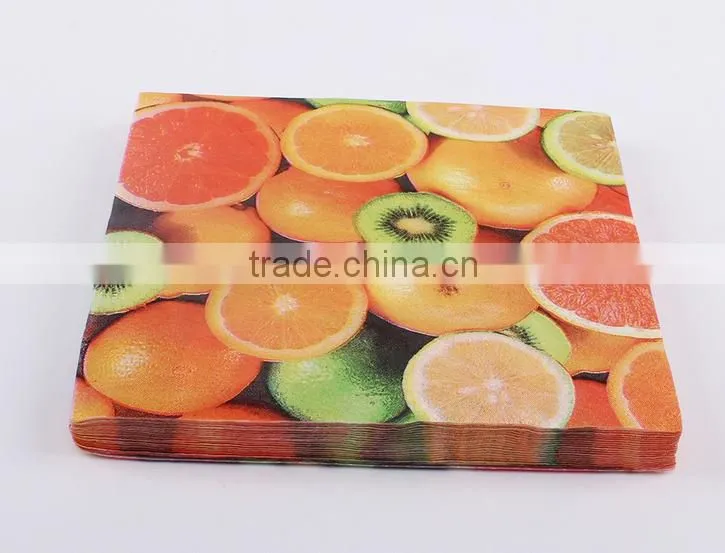 Full rinted paper Table Napkin paper napkin with several size for custom