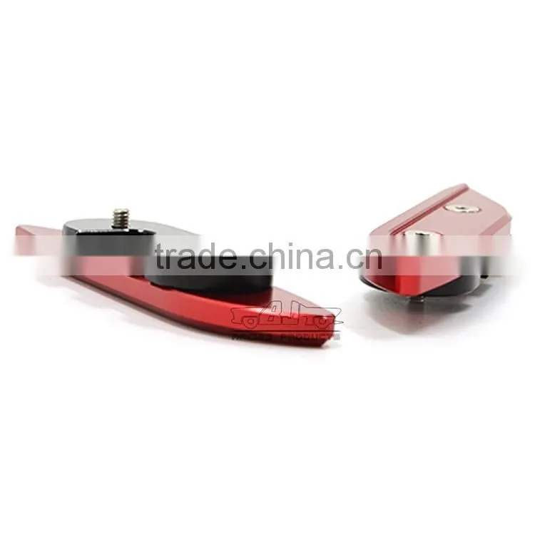 BJ-MHC-YA002 Motorcross Red CNC Aluminum Mirror Hole Cap Cover for Yamaha T MAX 530 2012-2015