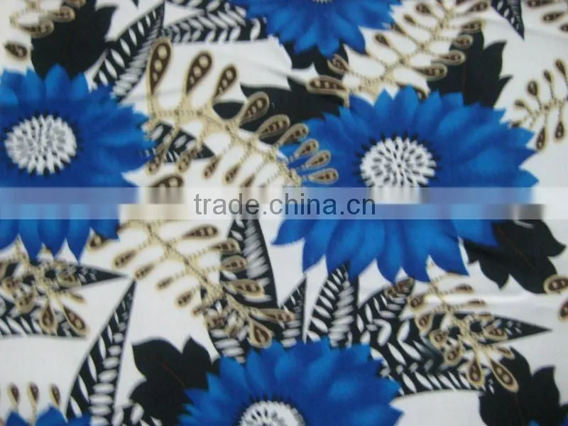100% rayon&viscose printed fabric