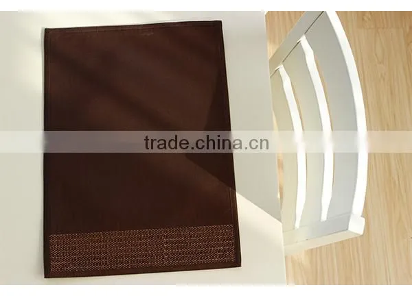 2015 new design cheap price custom embroidered placemats