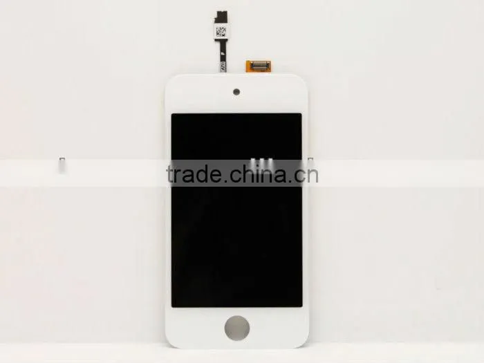 New arrivals top quality 3.5 IPS mobile phone LCD front digitizer for ipod touch 4 color screen replacement