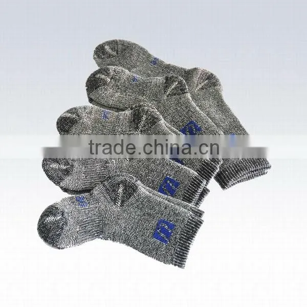 Middle calf merino wool hiking socks