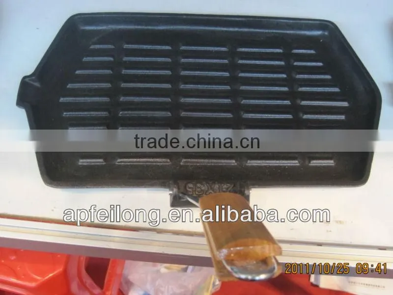 cast iron grillde /skillet/grill/ fryer/baking pan