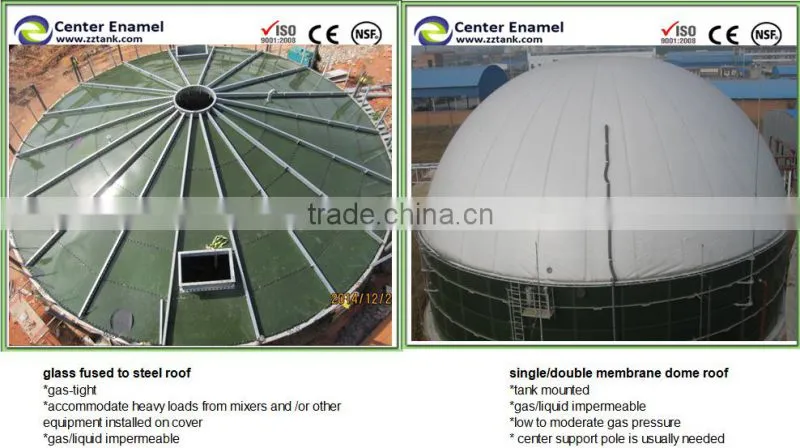 Manufacture Biogas Storage Tank/ Enamel Bolted Tank /Quality Biogas Holder