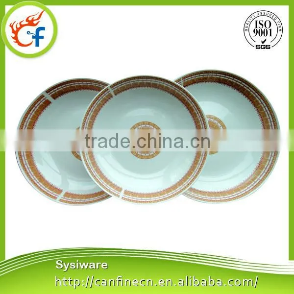 wholesale ceramic porcelain dinner plate / white ceramic porcelain flat plate / hot sale ceramic plate dishes