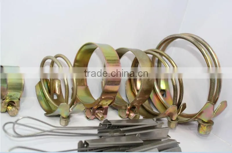 Spiral Double wires hose clamp / copper wire clamps
