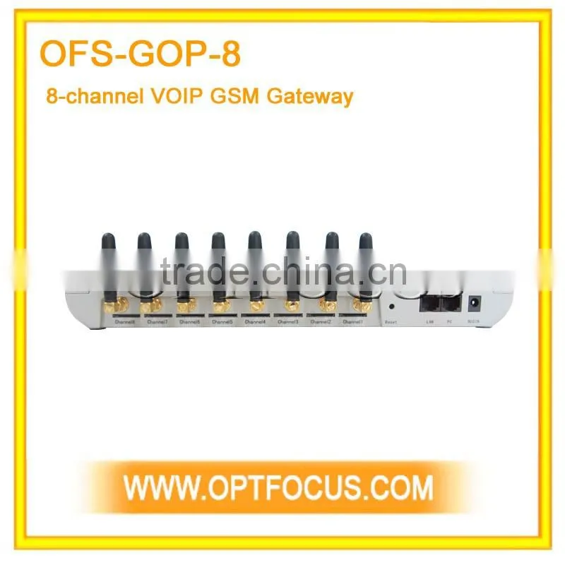 8port goip voip gsm gateway support IMEI change 850/900/1800/1900MHz