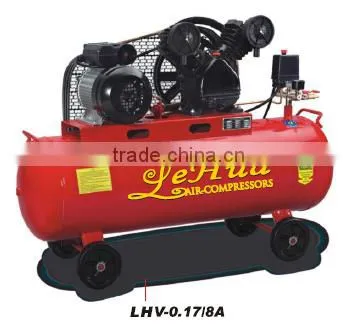 50L 2HP 1.5KW 8Bar 120L/min Direct driven piston air compressor for pumping air into tires