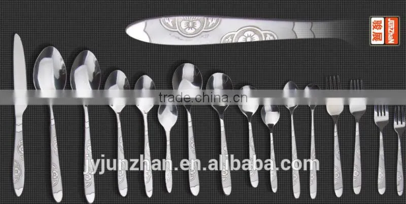 Supermarket hotsell stainless steel 410 dinner knife with hang tag and low price