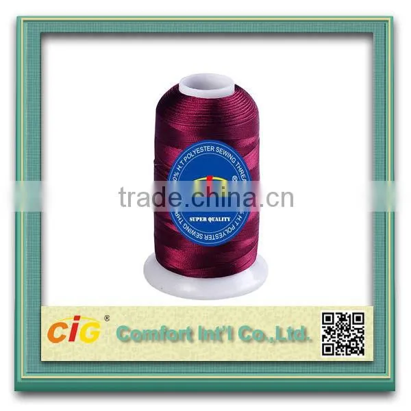 100% polyester Thread for PVC leather