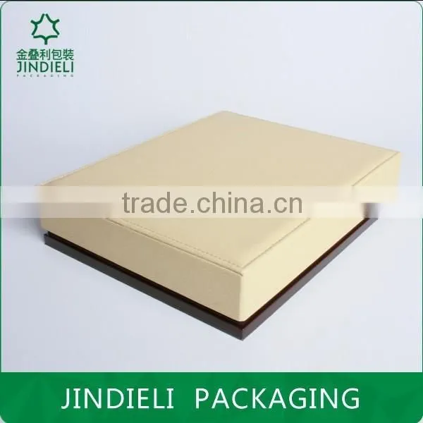 top grade off-white velvet whole jewelry set box packaging