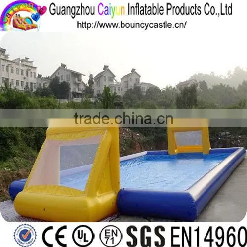 Outdoor Durable Inflatable Soccer Field for kids inflatable football game