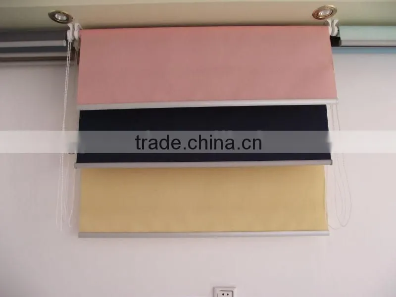 adjustable office manual roller blinds